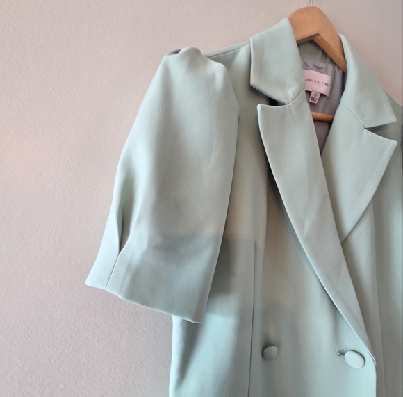 Adelyn Rae Rita Blazer Casual Professional Mini Green Women's Dress Size Small - Picture 10 of 13